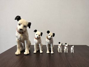 希少品 激レア VICTOR ビクター ニッパー犬 金色 - Yahoo!オークション