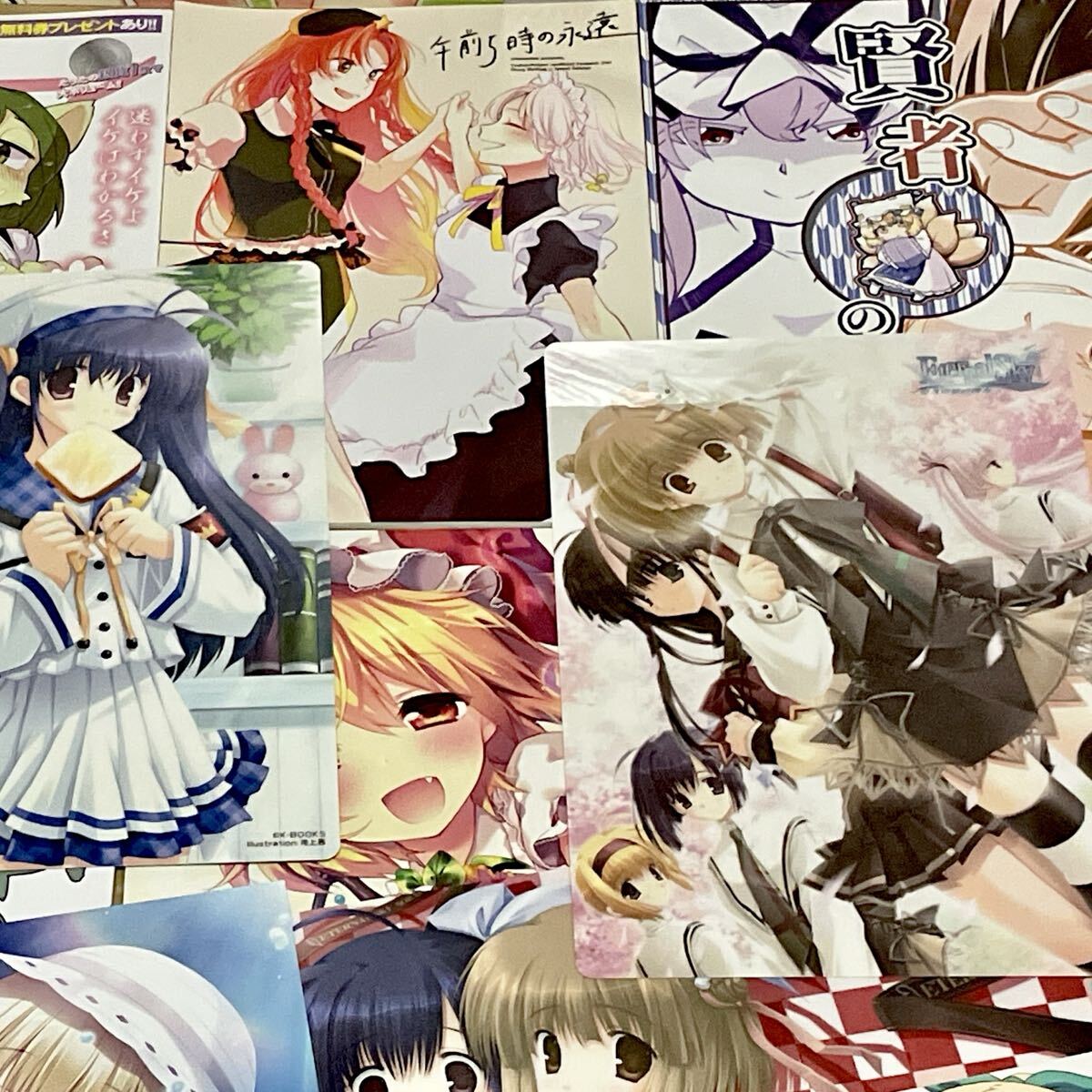 男性向けグッズ⑦ コミケ ゲーム 漫画 アニメ 購入特典 色紙 クリア