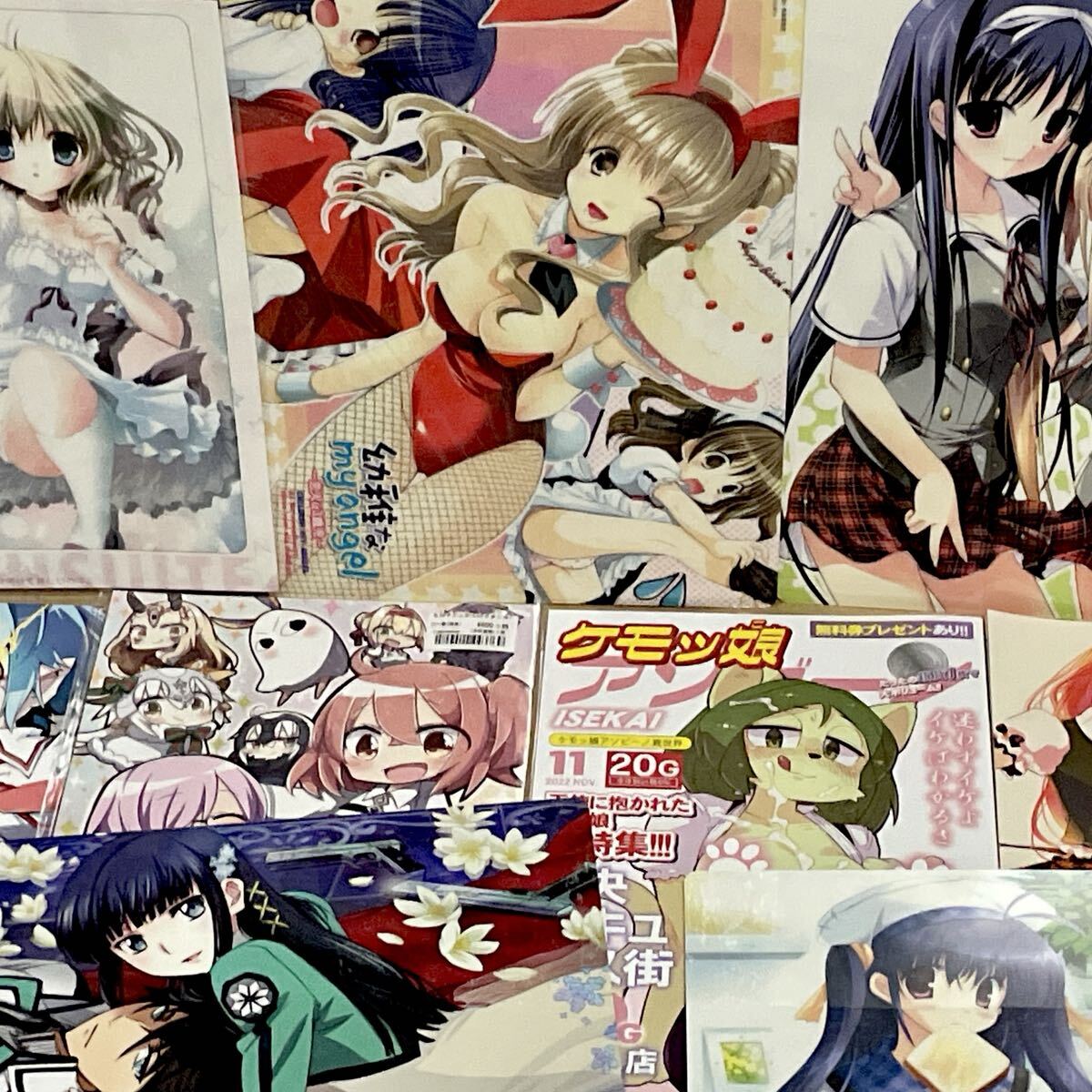 男性向けグッズ⑦ コミケ ゲーム 漫画 アニメ 購入特典 色紙 クリア