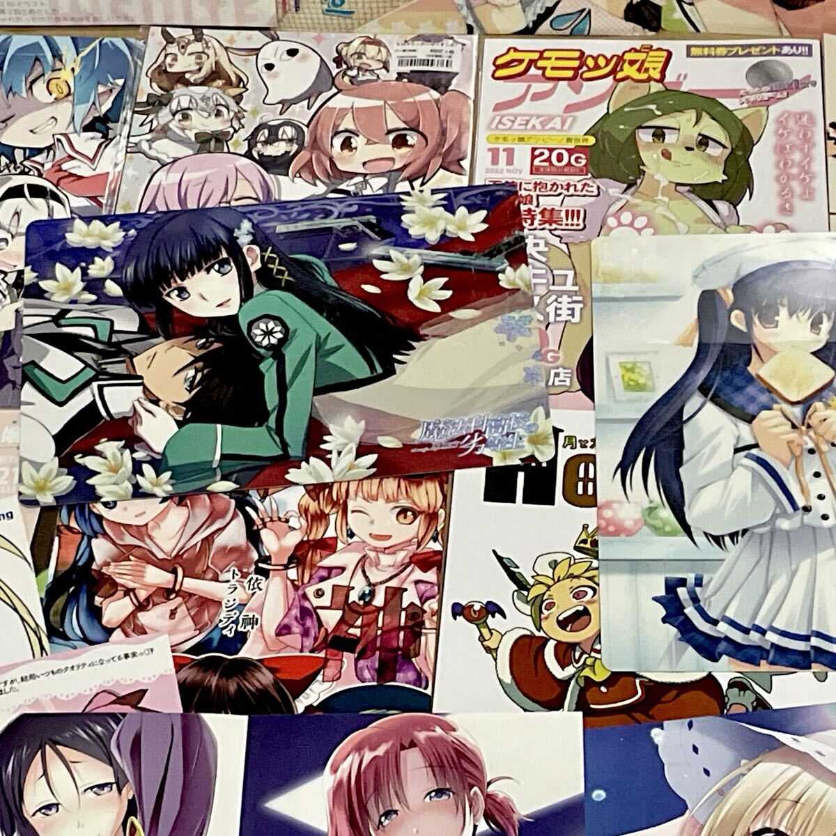 男性向けグッズ⑦ コミケ ゲーム 漫画 アニメ 購入特典 色紙 クリア
