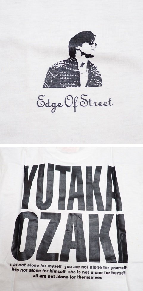 ☆尾崎豊 オフィシャルファンクラブ Edge Of Street 半袖Tシャツ