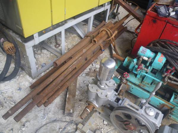 水道管敷設推進機！板橋機械工業4型地中管工機一式！格安で(建設機械 