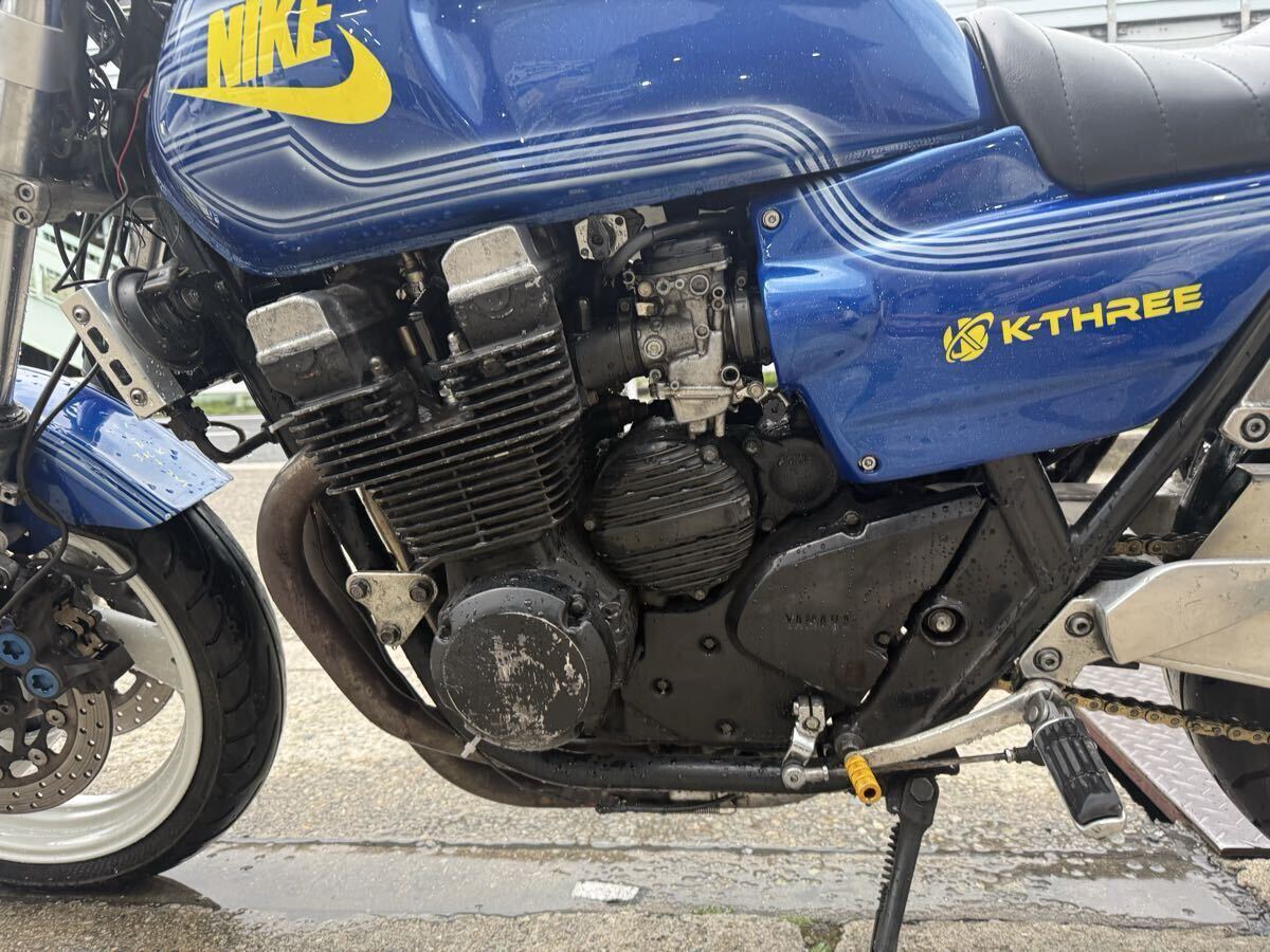 YAMAHA XJR400R RH02J エンジン実働 フルカスタム車 車検付！ 始動動画