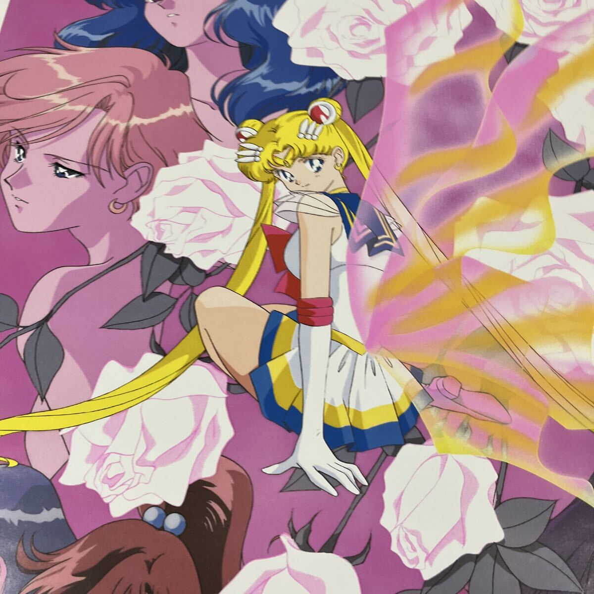 美少女戦士セーラームーンS LD アニメ ポスター 当時物 昭和レトロ
