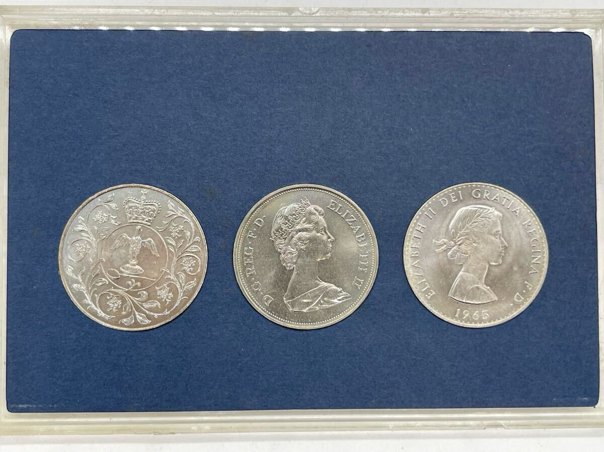 1円スタート】希少 レア 英国 エリザベス2世女王陛下 記念貨 3種セット