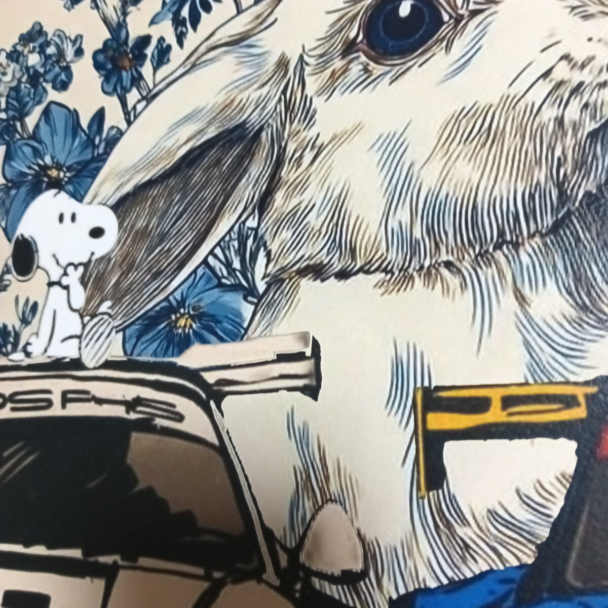 DEATH NYC 世界限定100枚 アートポスター SNOOPY スヌーピー PORSCHE