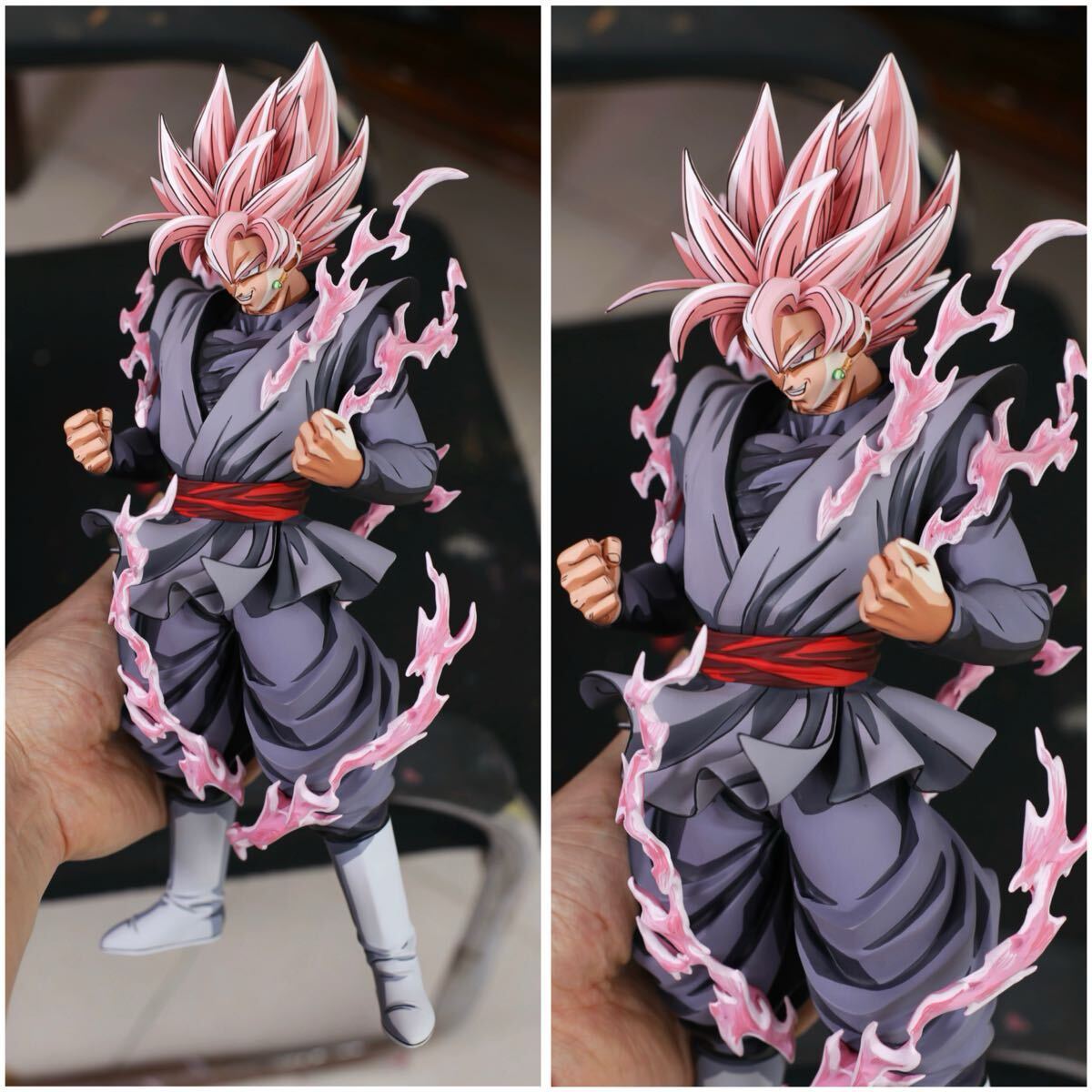 ドラゴンボール ゴクウブラック 超サイヤ人ロゼ 二次元彩色リペイント