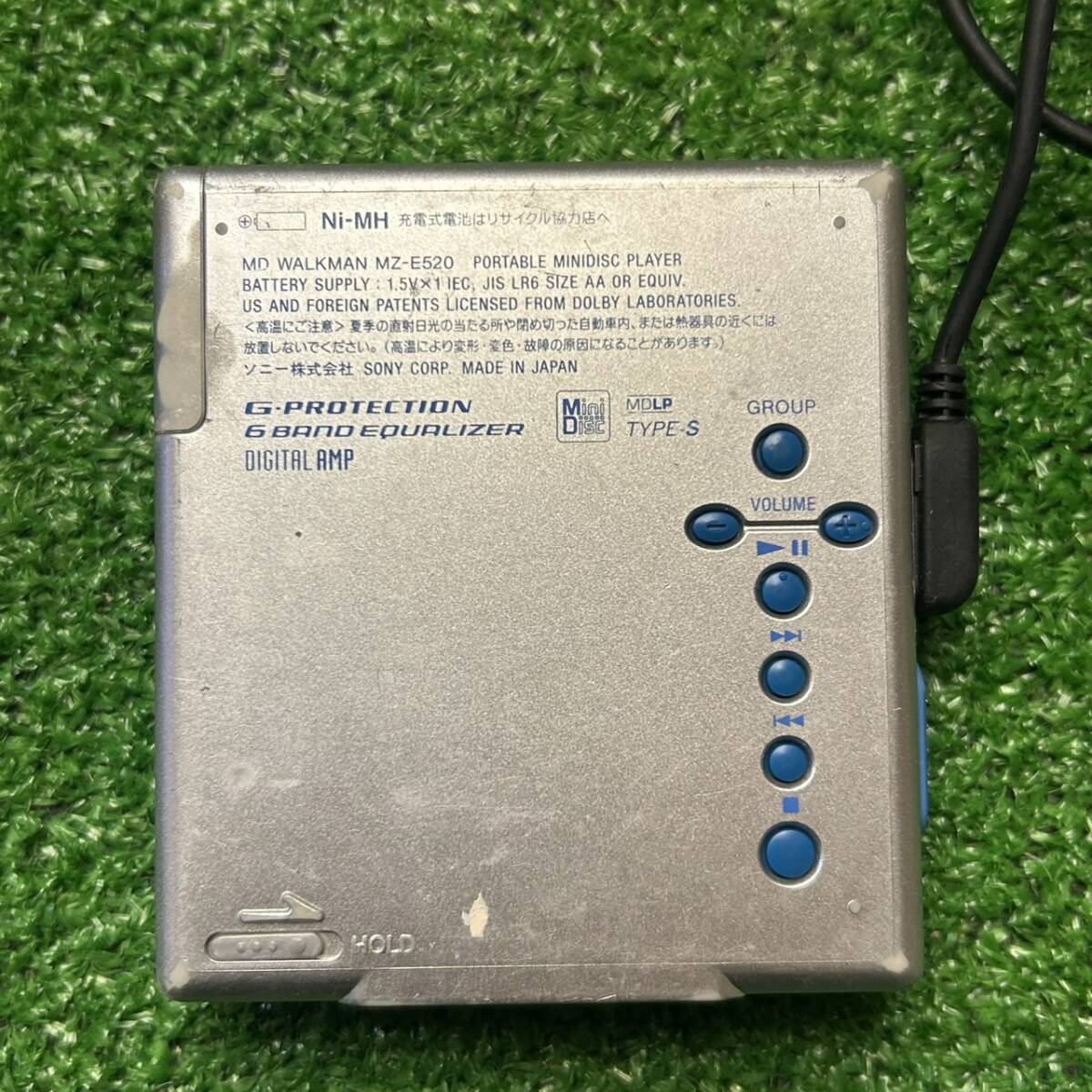 28 SONY MDウォークマン MZ-E520 ソニー WALKMAN ポータブルプレーヤー