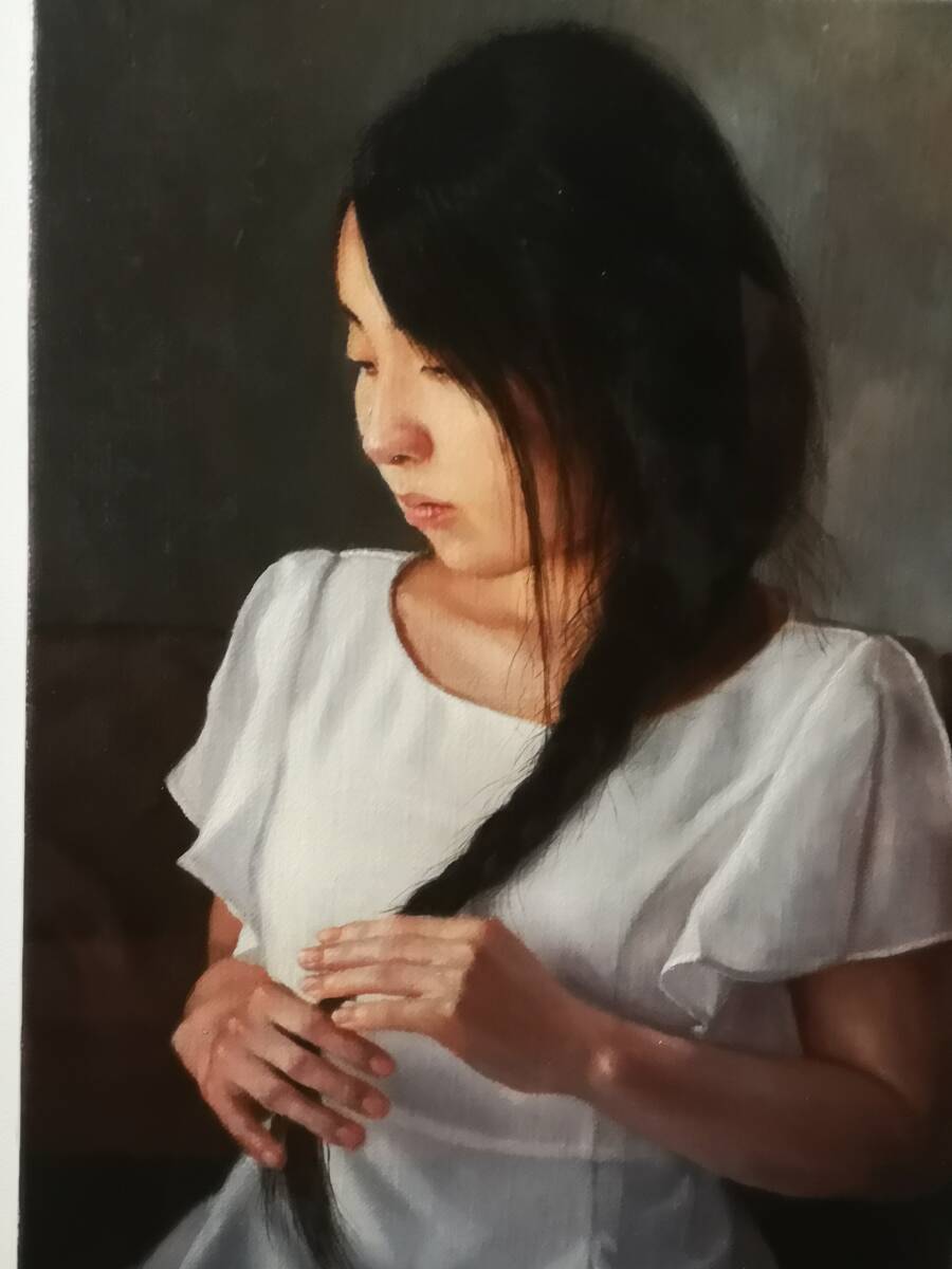 小尾修、【窓】、希少な額装用画集より、新品額装付、状態良好、送料