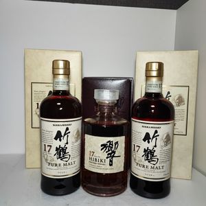 竹鶴 17年(箱あり)の平均価格は34,629円｜ウイスキーの価格相場・買取価格
