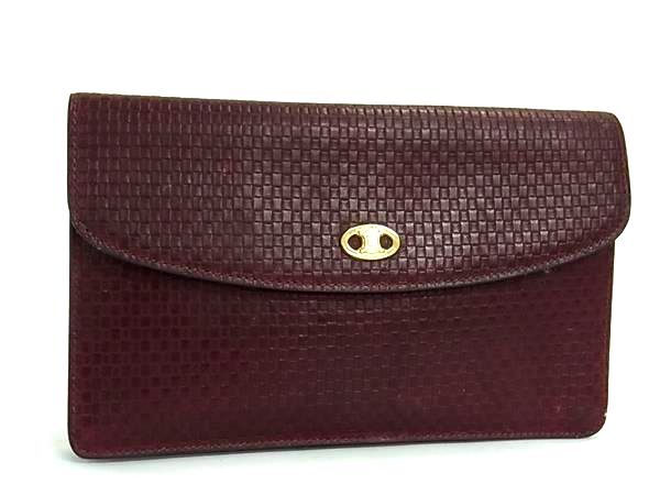 最終日！最終価格　希少　カルティエ　レザー クラッチバッグ パーティ　ゴールド 最終日！最終価格 希少 カルティエ レザー クラッチバッグ パーティ