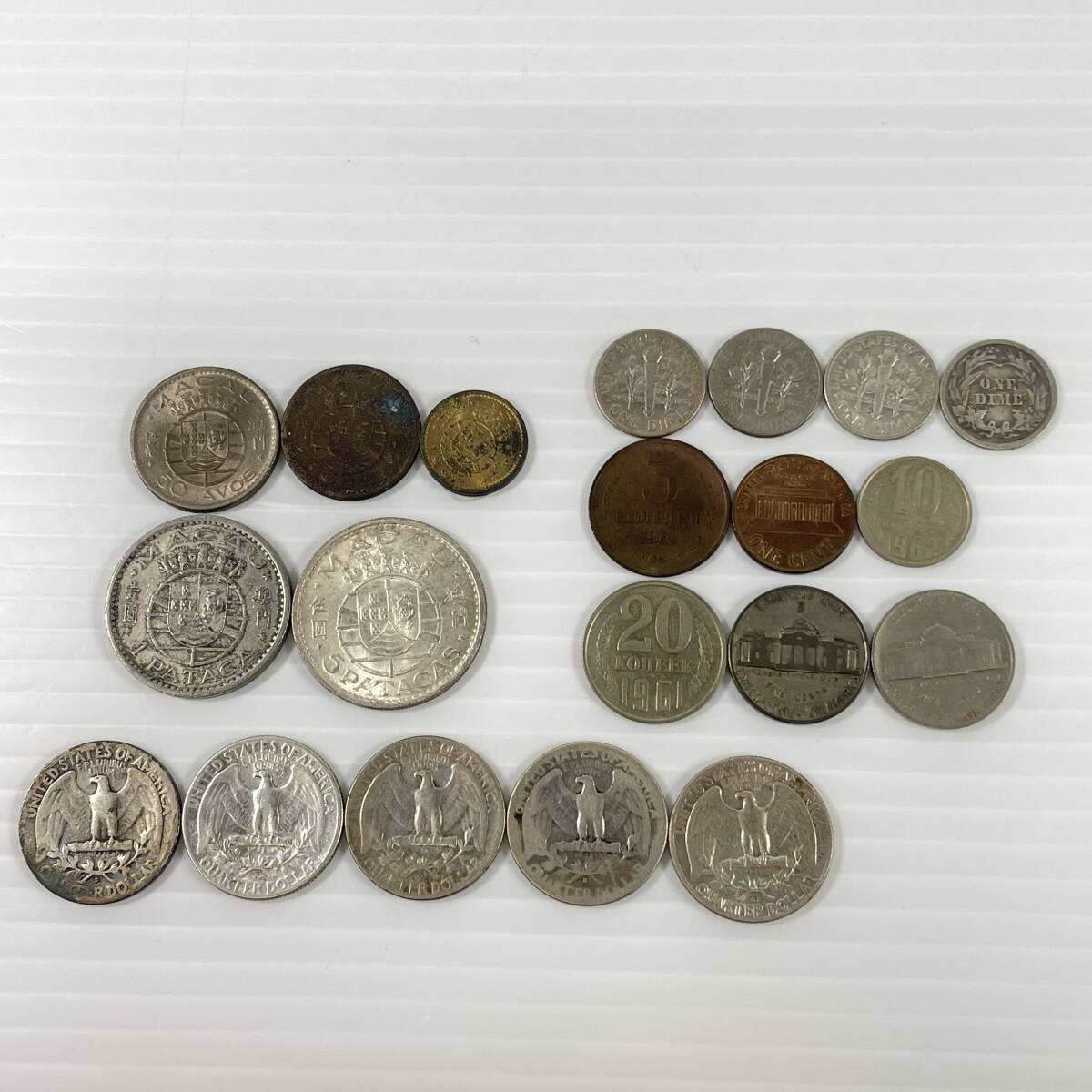 ブ*ー様 クォーターダラー　旧硬貨　銀貨　4枚 クォーターダラーの値段と価格推移は？｜63件の売買データから