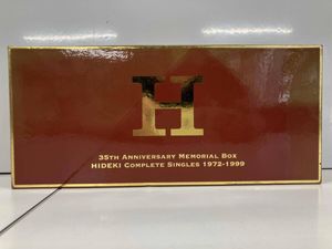 439位 西城秀樹 CD 35th Anniversary Memorial Box HIDEKI Complete Singles 1972-1999(9CD+DVD