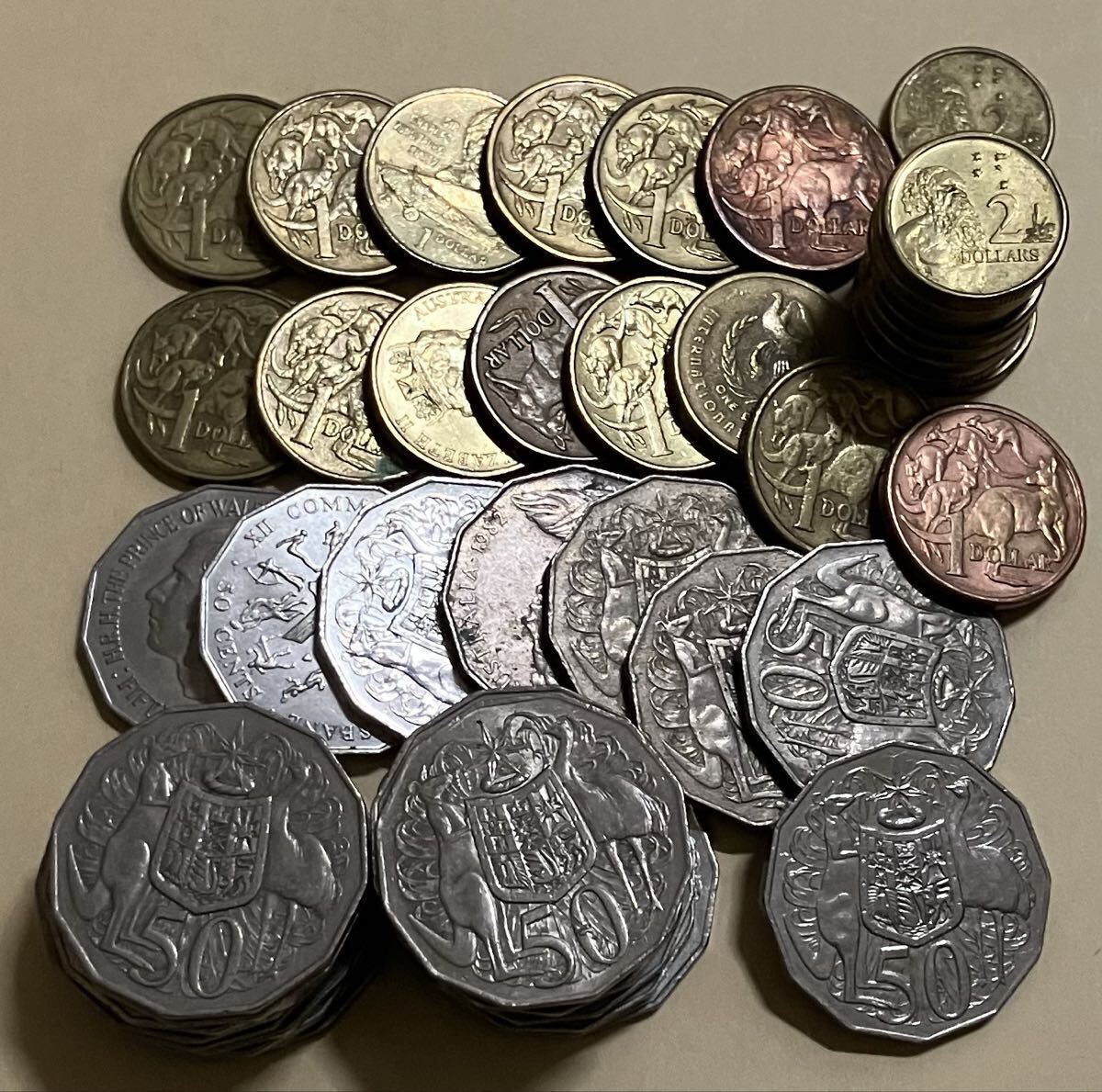 オーストラリア 50セント 硬貨の値段と価格推移は？｜23件の売買データ