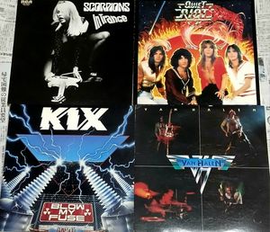 397位 ハードロックヘビーメタル他ロックLP43枚＋おまけLD6枚付まとめて!KISS QUEEN LED ZEPPEL