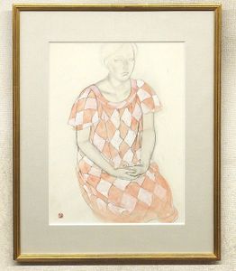 石本 正、女、希少画集画、嫋やか、美人画、人物画、高級額装付 石本正の値段と価格推移は？｜6件の売買データから石本正の価値が