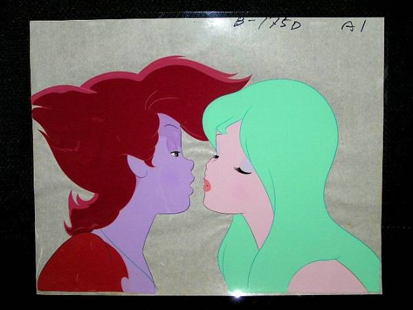 シリウスの伝説　セル画 セル画劇場用作品シリウスの伝説 シリウス&マルタ キスシーン(さ行
