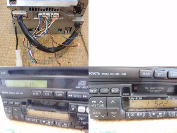 トヨタ 純正オーディオ CD/カセット TSN-5125 AM・ST(CD&カセット トヨタ 純正オーディオ CD/カセット TSN-5125 AM・ST(CD&カセット