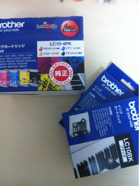 ブラザー純正インクＬＣ10-4PK＆LC10BK×2新品_2