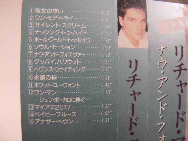 ◆CD◆リチャード・マークス RICHARD MARX/PAID VACATION 国内盤_3