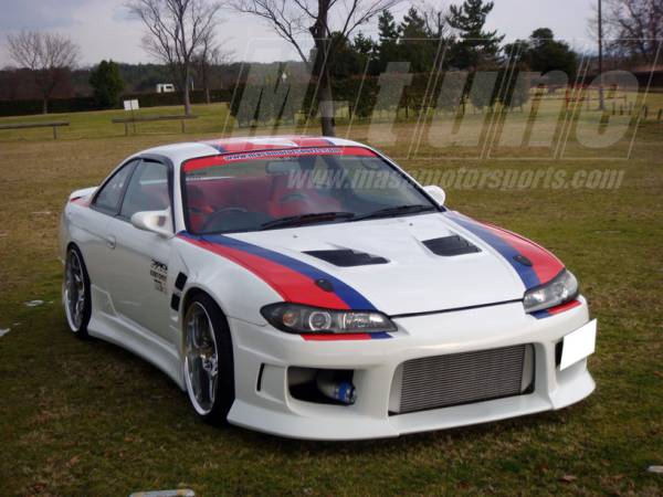 MASA改造S14シルビア変換フェンダーS15顔カスタムエアロパーツ