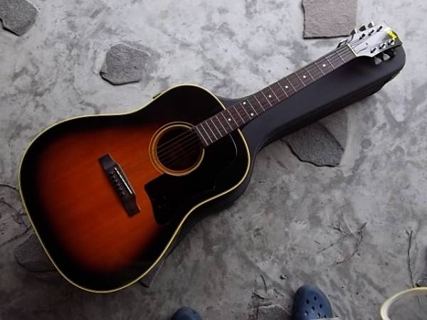 Burny バーニー BJ-60 Gibson J-45タイプ 百瀬サイン ジャンク(ヘッド 