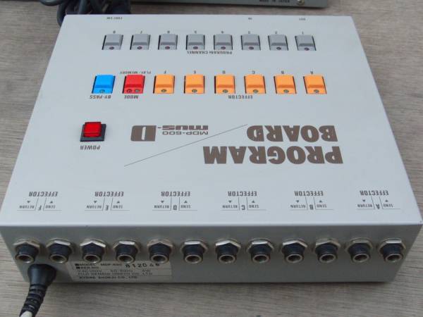 ○MUS-D MDP-600○エフェクター プログラム ボード BOOWY 布袋(マルチ