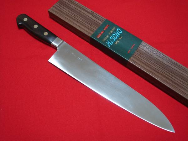 昔の Misono ミソノ 特製鍛造 牛刀 300ミリ 鋼製 牛刀 売買されたオークション情報 Yahooの商品情報をアーカイブ公開 オークファン Aucfan Com