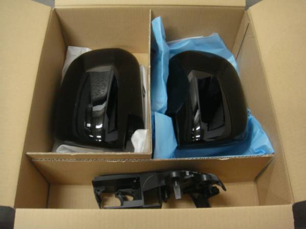 純正 ハリアー 30系 ドアミラーカバー セット 新車外し ブラック_2