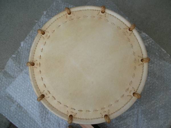 ☆☆欅（けやき）胴　並付ひも締め太鼓　立奏台付き☆☆_3