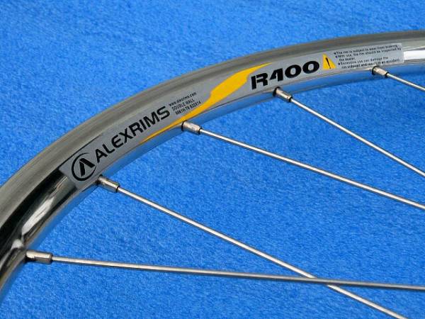 ALEXRIMS アレックスリム R400 ホイール 前後セット(27インチ、700C)｜売買されたオークション情報、yahooの商品情報を ...