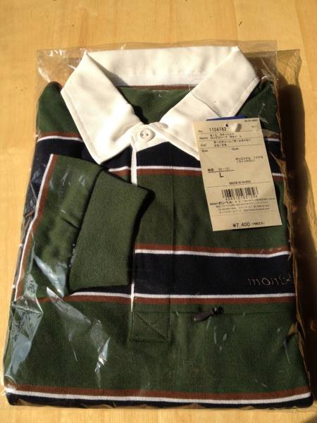 モンベル/mont-bell 男性用 ラガーシャツ 長袖 Lサイズ_1