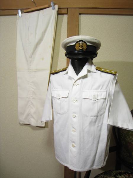 ○帝国海軍准士官以上防暑衣袴乙（昭17制）[○]日本海軍日本軍(制服