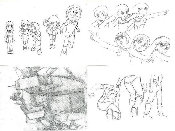 ドラえもん のび太と新 鉄人兵団 総作監修正集 設定資料 ドラえもん 売買されたオークション情報 Yahooの商品情報をアーカイブ公開 オークファン Aucfan Com