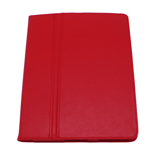 【送料込み】初代iPad専用ケース　本革カバー（選べる5色）赤_1