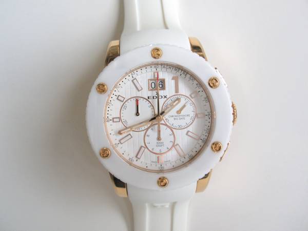 ★☆ EDOX　クロノグラフ　紳士クウォーツ ☆★_1