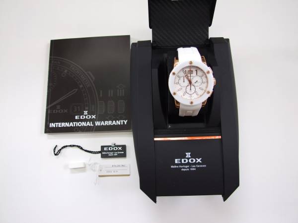 ★☆ EDOX　クロノグラフ　紳士クウォーツ ☆★_3