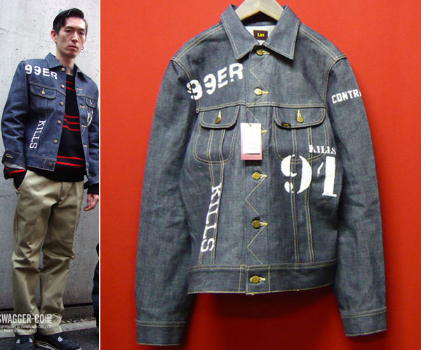 11AW新品SWAGGERスワッガー×LEEリー「101J」デニムジャケットL 