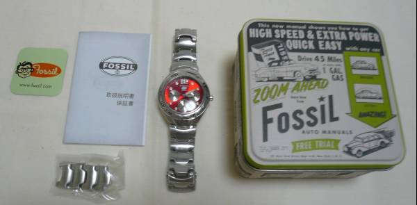 Fossil 腕時計レディース 文字盤 赤 フォッシル 売買されたオークション情報 Yahooの商品情報をアーカイブ公開 オークファン Aucfan Com