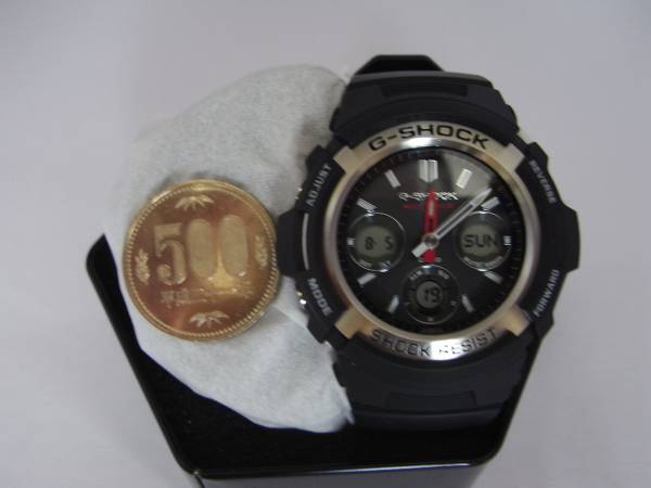 1円スタート 逆輸入G-SHOCK　 AWGM100-1A　マルチバンド6_2