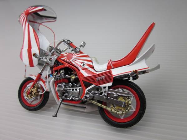 ☆街道レーサー完成品☆1/24サイズ・HONDA CBR400F改造(完成品 