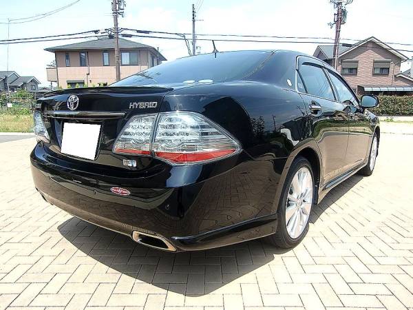 ☆H２１ｙクラウンＨＶ☆人気の２０２ブラック☆本革／HDDナビ☆_3