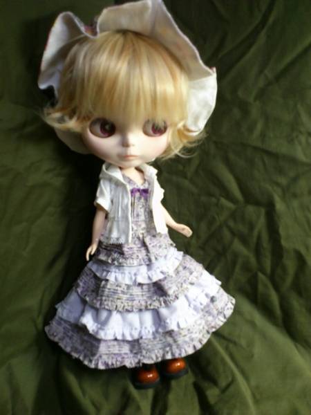 g*3 No. 66 ブライス　紫陽花色のワンピースセット_2