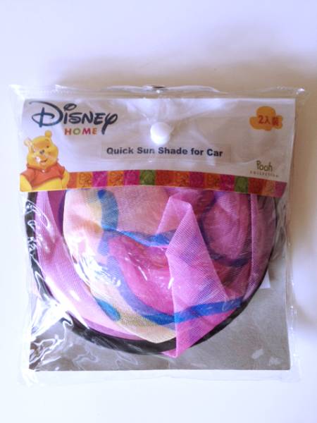 新品★DiSNEY★　車用サンシェード１組新品　ピンクPooh_2