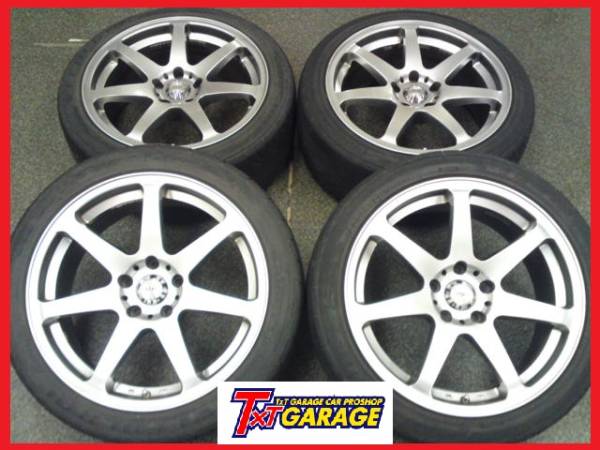 RX-8等 JIC magicアルミ＆07年製夏タイヤ4本 225/45ZR18(ラジアルタイヤ)｜売買されたオークション情報、yahooの ...