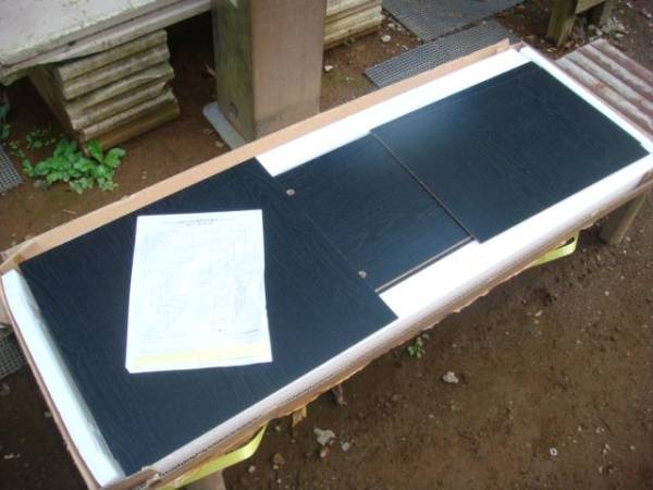 木製本棚 ブリタニカ国際大百科事典専用書架 未組立 未使用品(本棚
