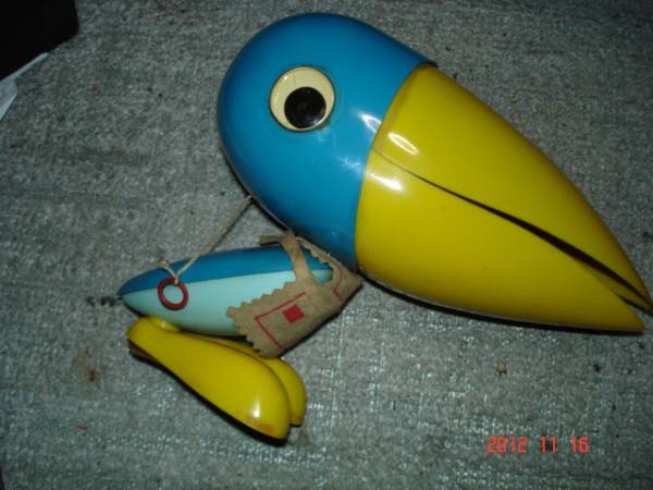 江崎グリコ おしゃべり九官鳥 昭和 おもちゃ ヴィンテージ 極美品 レア