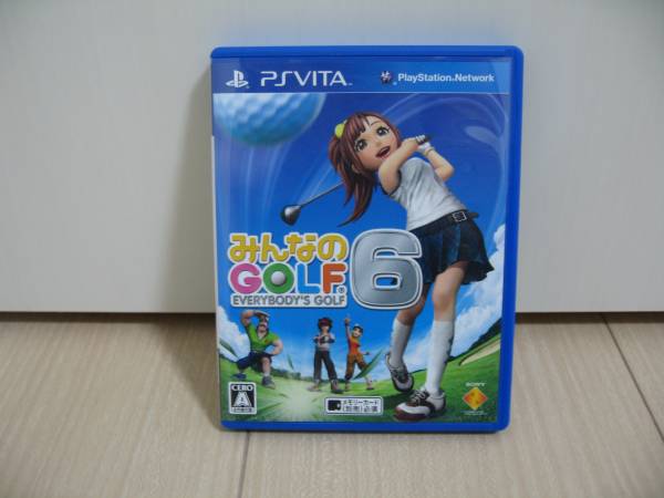 PS VITA　みんなのGOLF6　中古　送料無料_1