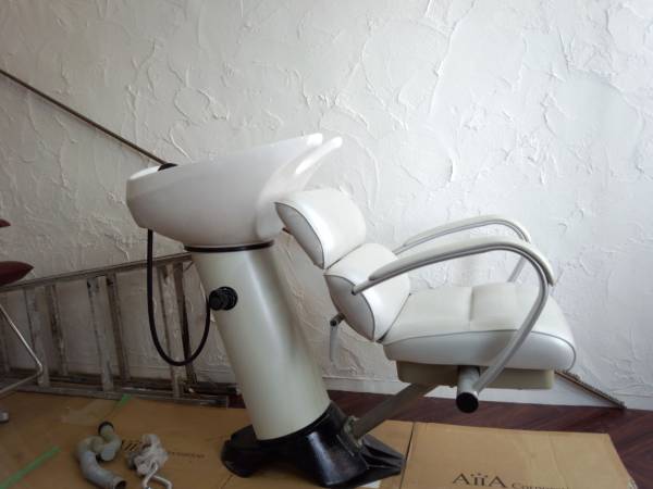 タカラベルモント バックシャンプー チェア EX-RS1WWS(理美容店用品 