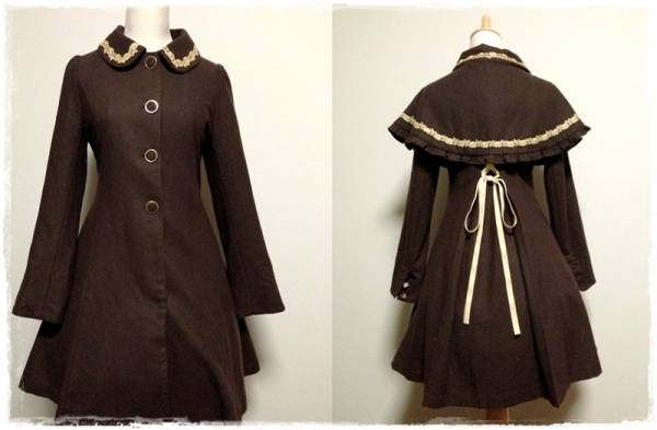 BLUE ROGUE* ブルーローグ ケープ付きコート 検*axes Amavel(Mサイズ  